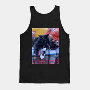 Sisterly Love - We all need a Hug, what better than a Cute Cat Cuddle! Tank Top